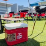 船橋ケイバ ハートビートBBQの有料エリアで使用できるキャンパークーラー18L