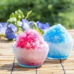船橋ケイバ ハートビートBBQで提供しているかき氷セット